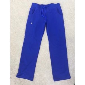 Figs Royal Blue Scrub Pants